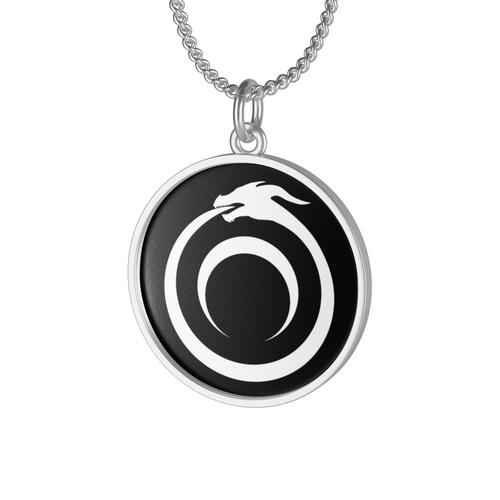 Styx Ouroboros Sterling Silver or 18k Gold Plated Amulet